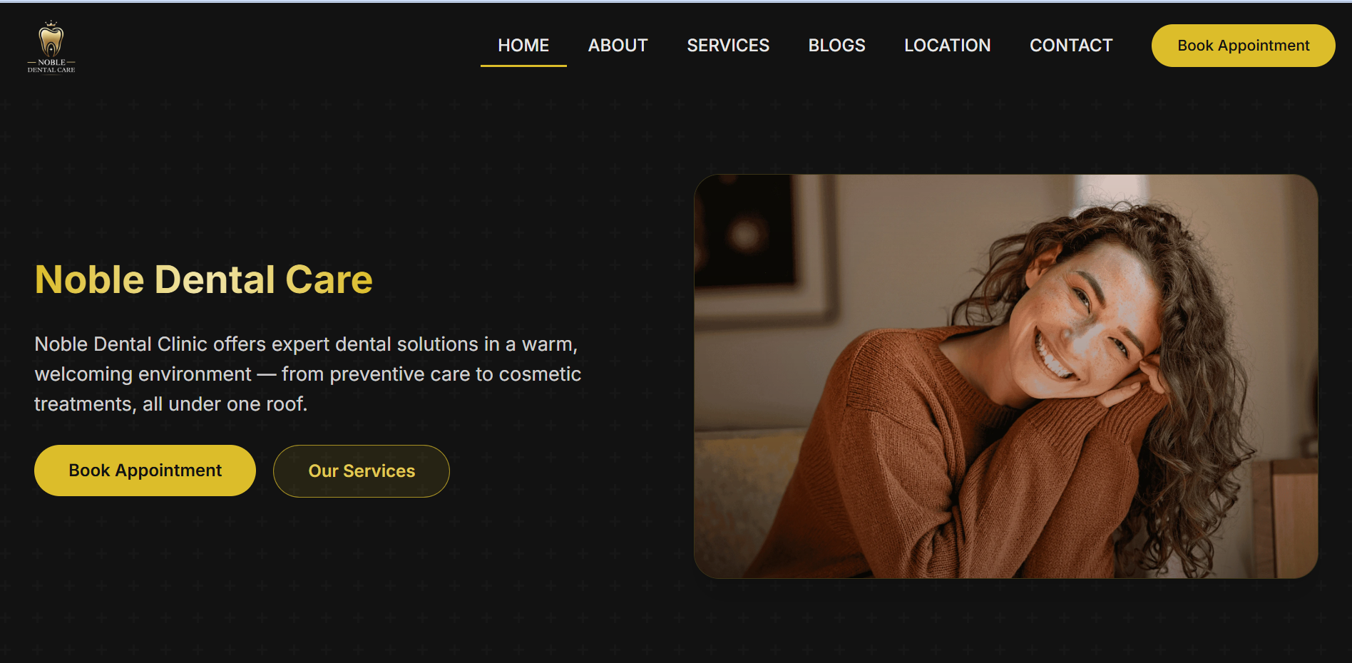 Noble Dental Care — Dental Clinic Website
