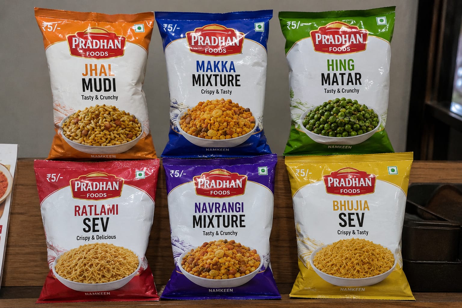 Pradhan Foods — Namkeen Packaging Redesign
