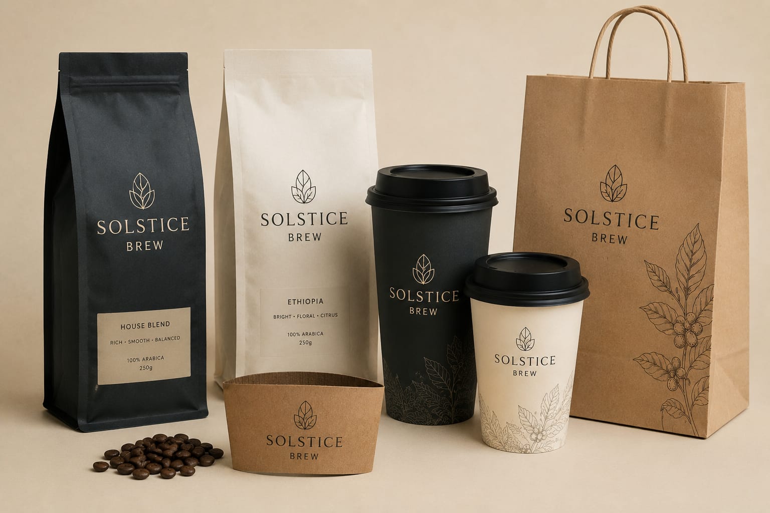 Solstice Brew — Coffee Brand Identity